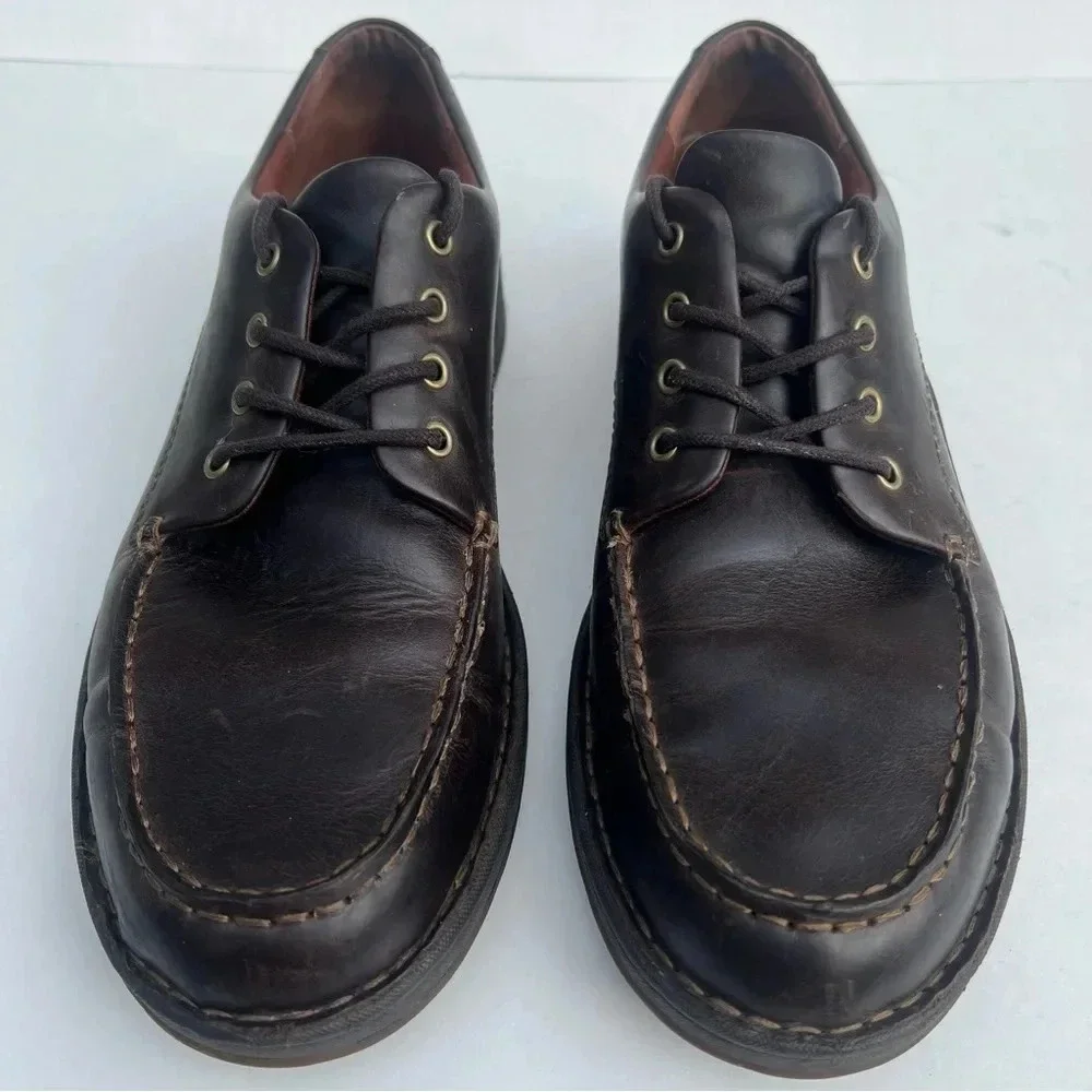 COPY - Born Brown Leather Lace Up Comfort Oxford Shoes Size 11